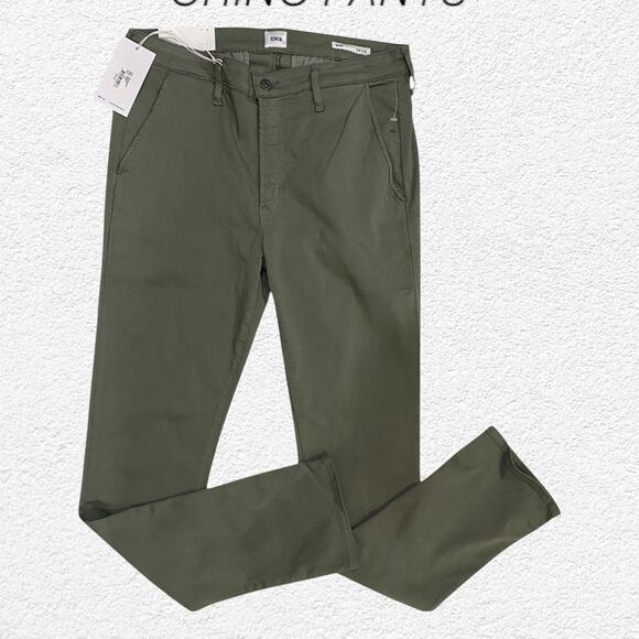 Edwin Other - Edwin Fern Mason Slim Chino  Mid Rise Cotton Blend Pants Size 32